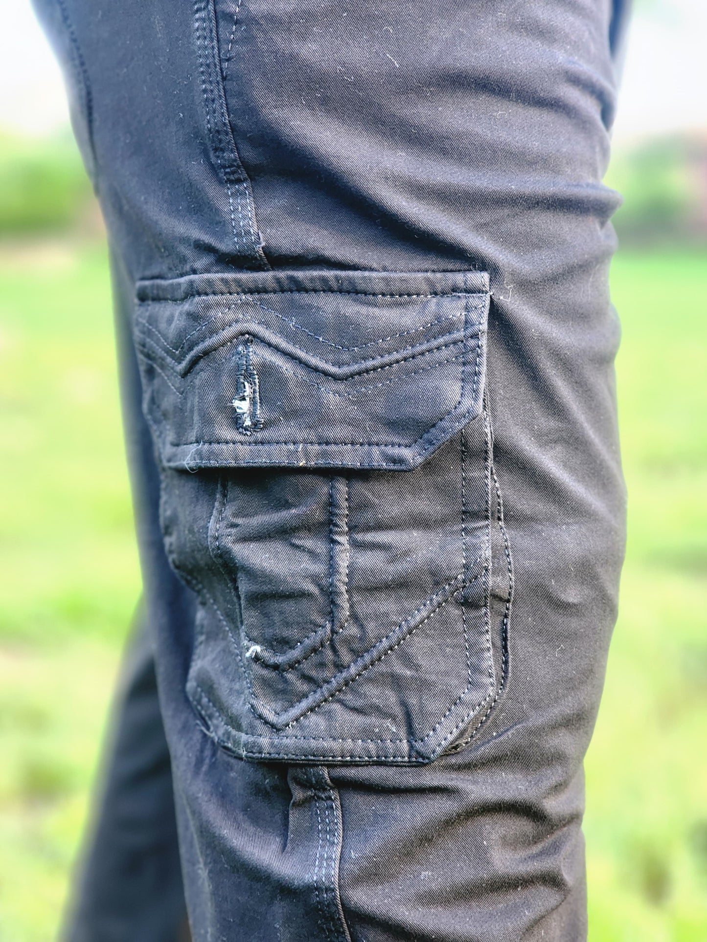 6-Pocket Cargo Pants Open Bottom