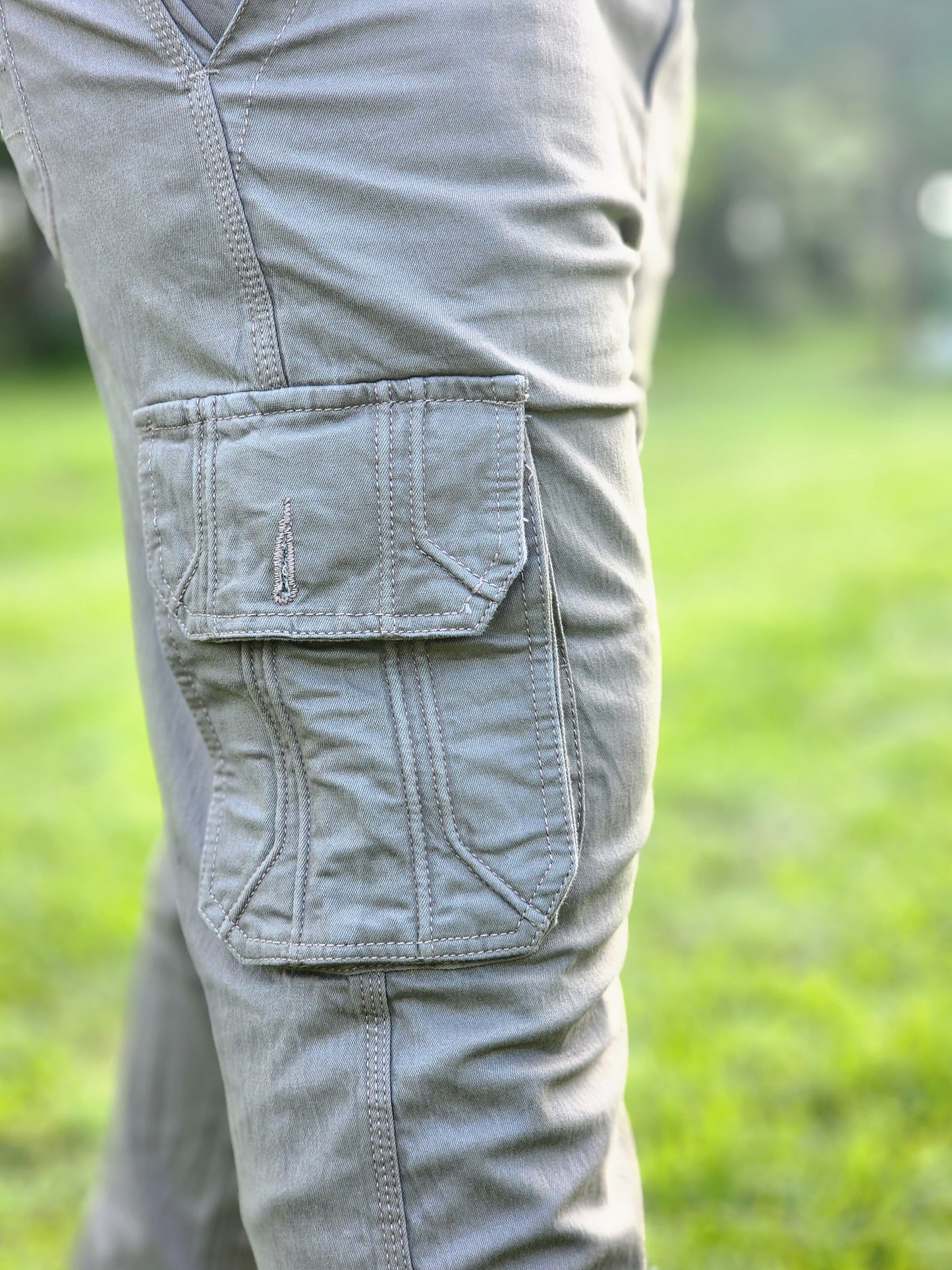 6-Pocket Cargo Pants Open Bottom