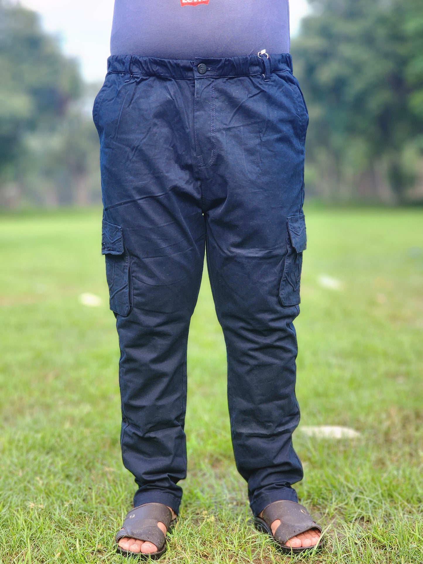 6-Pocket Cargo Pants Open Bottom