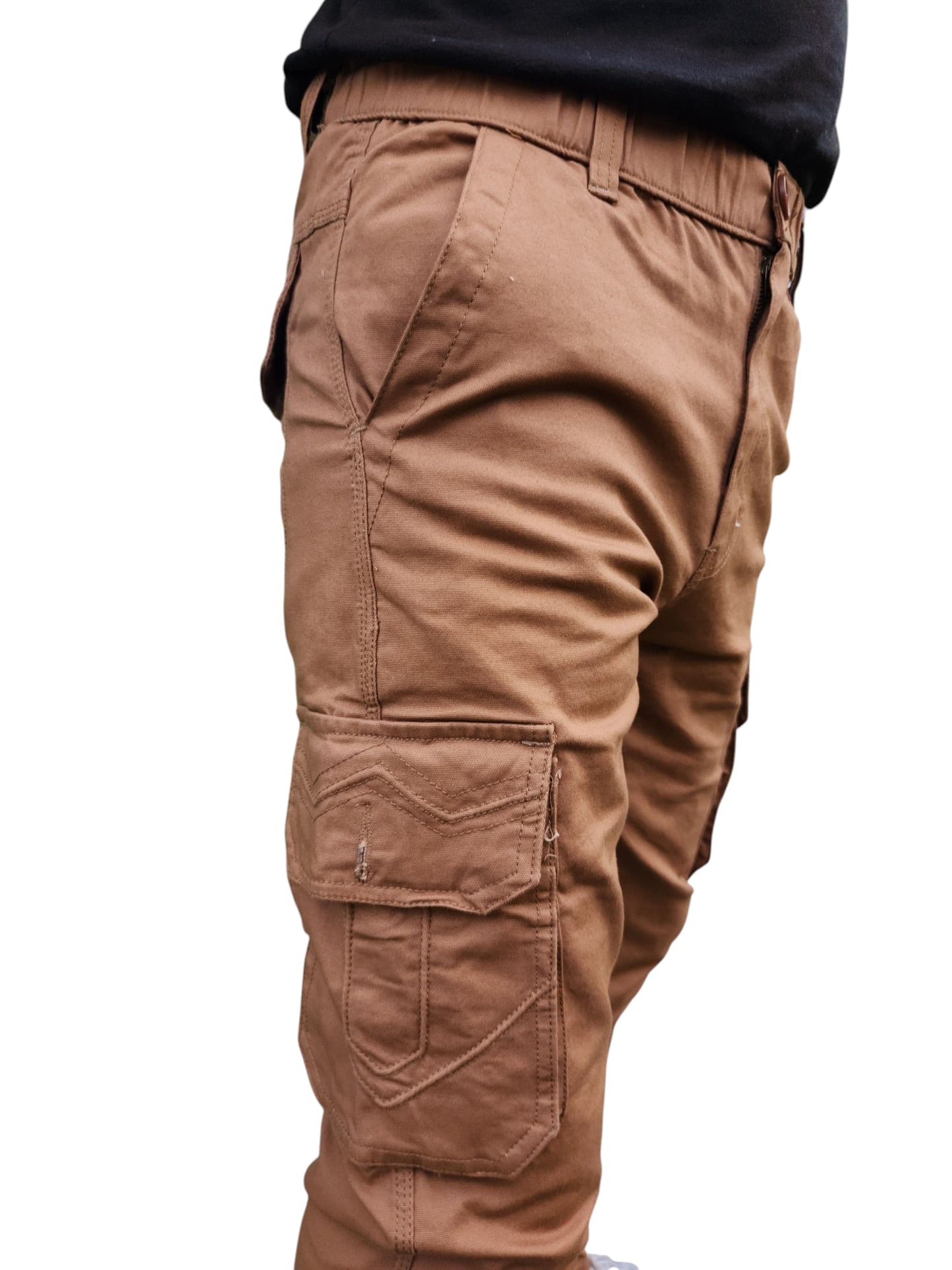 6-Pocket Cargo Pants Open Bottom