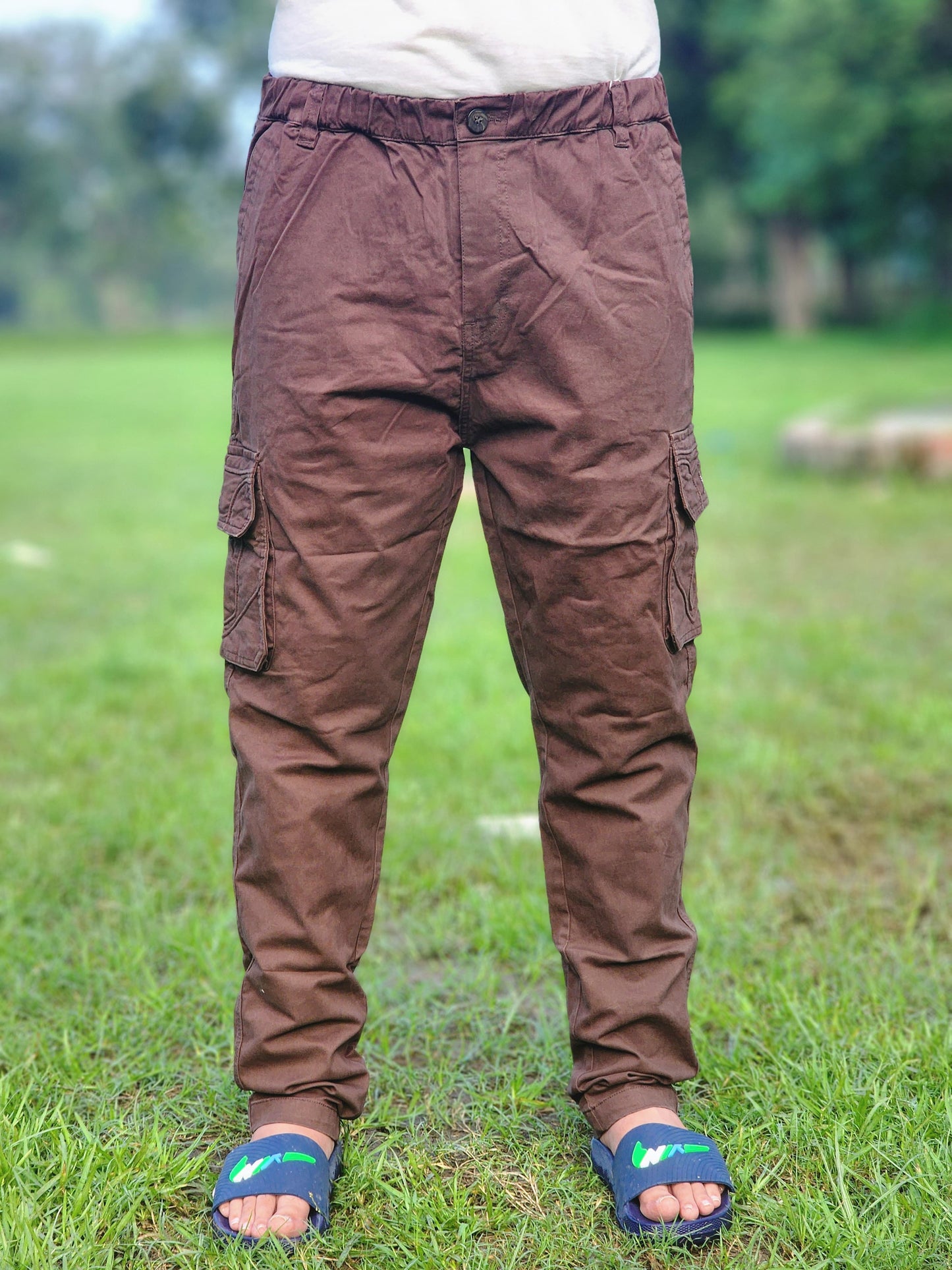 6-Pocket Cargo Pants Open Bottom