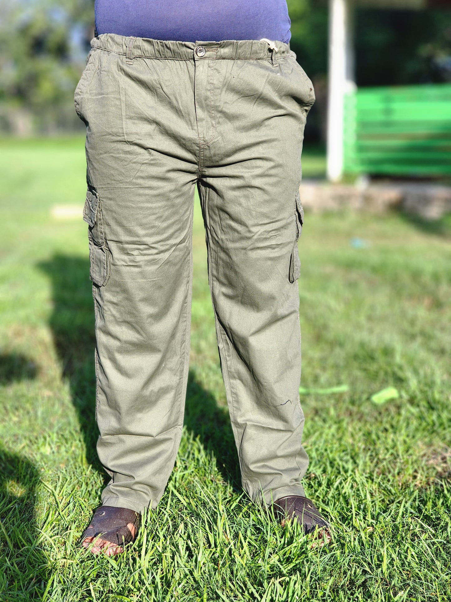 6-Pocket Cargo Pants Open Bottom