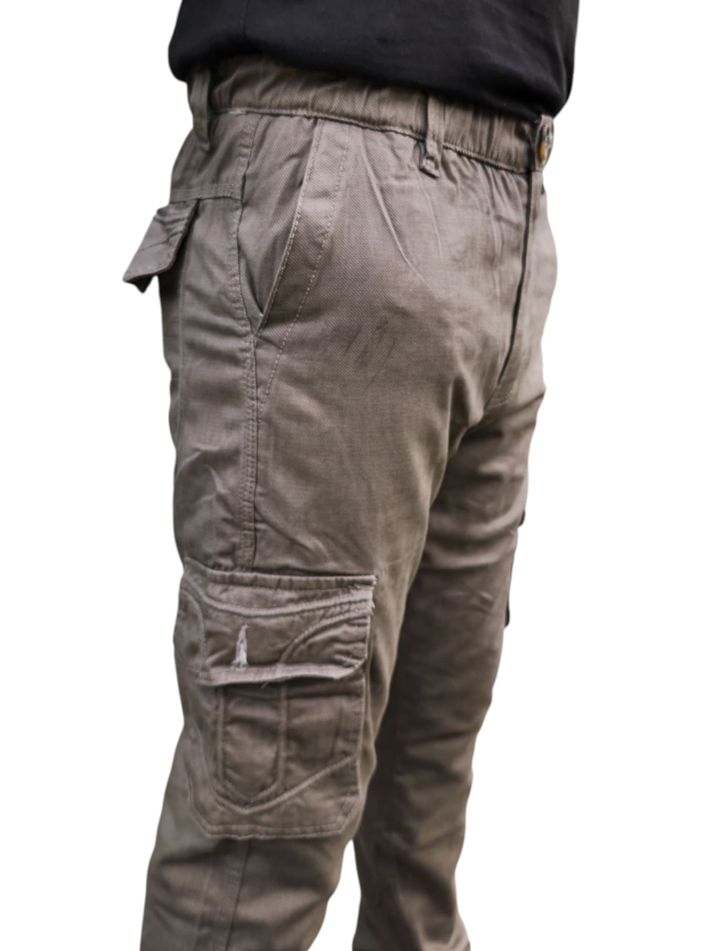 6-Pocket Cargo Pants Open Bottom
