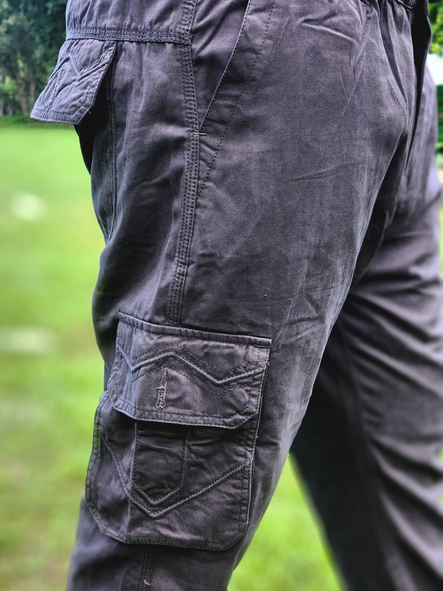 6-Pocket Cargo Pants Open Bottom